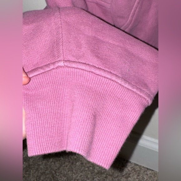 Lululemon Scuba Oversized Half-Zip Hoodie Velvet Dust Size XL/XXL - Picture 9 of 11